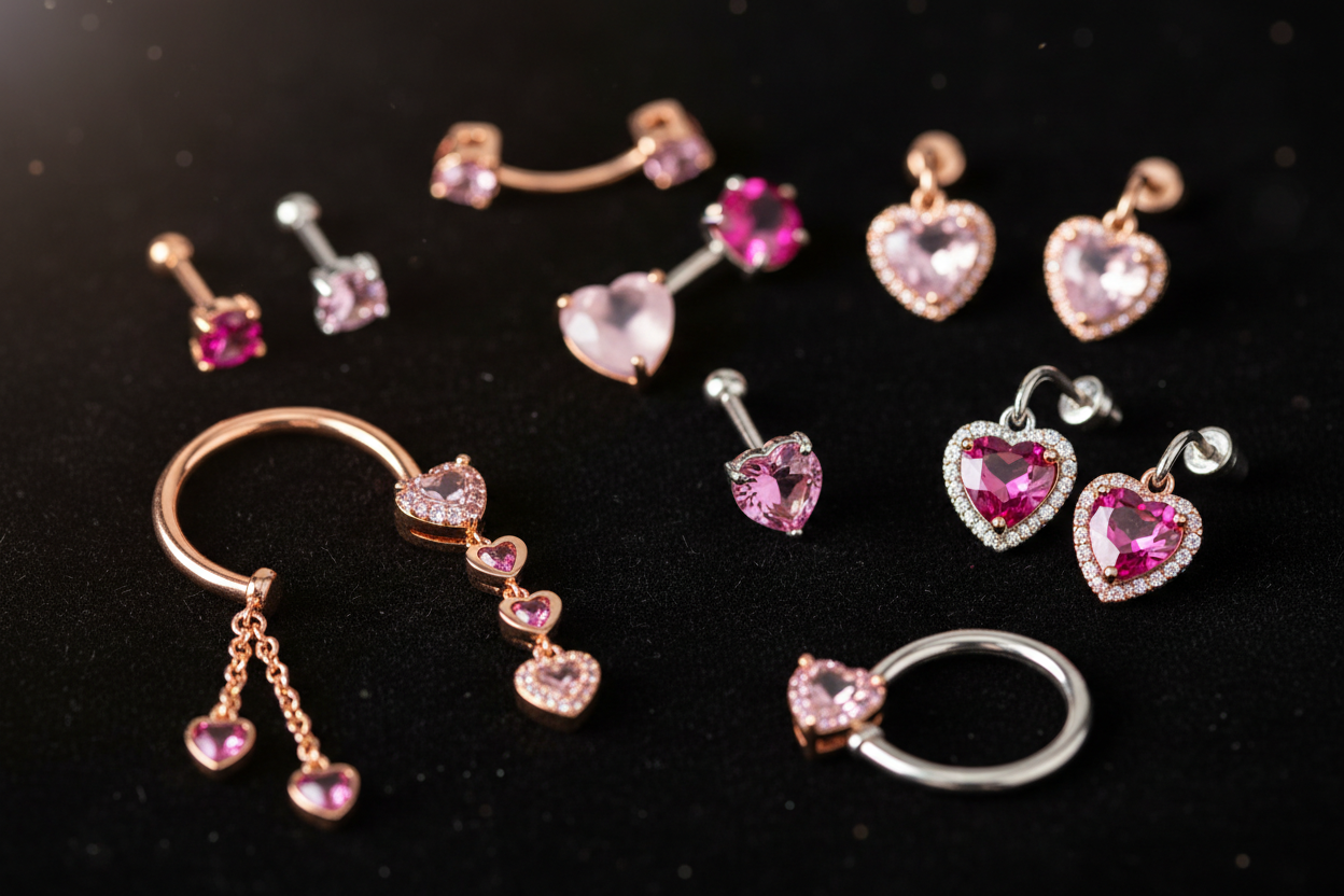 Valentine's Heart Body Jewelry