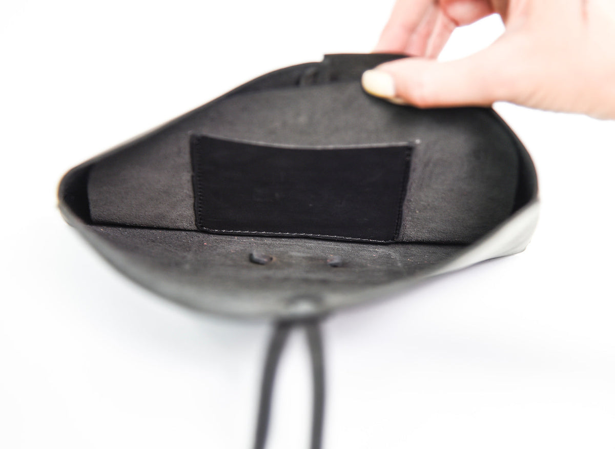 Women's Genuine Leather Clutch with Lovebirds