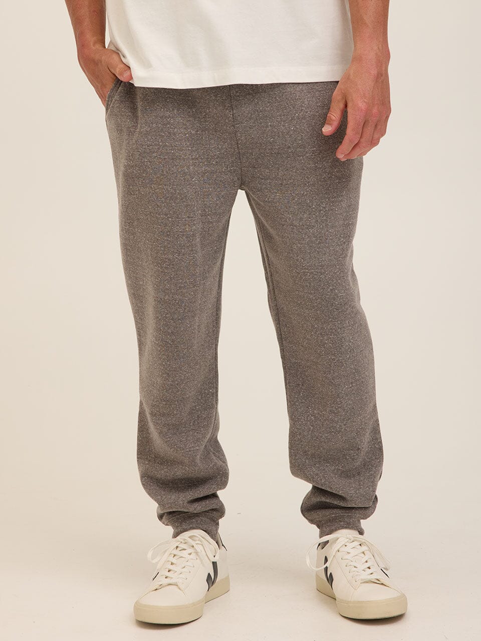 Men's Triblend Fleece Joggers with Modern Straight Leg Fit