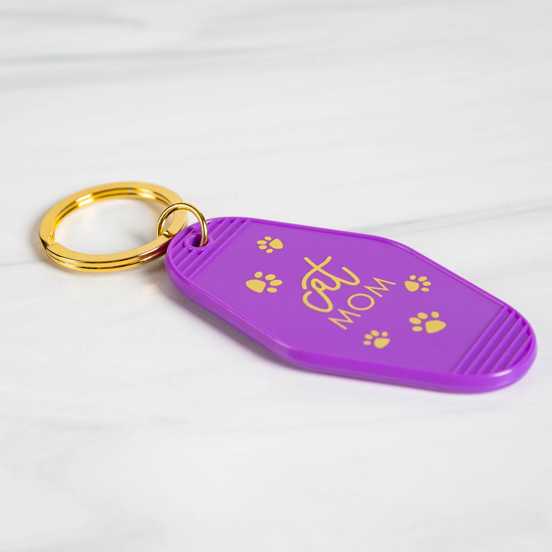 Pet Mom Vintage Style Keychain