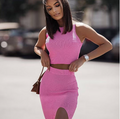 WOLFF - Women's Summer Outfit: Top & Skirt Set (2 Pieces)