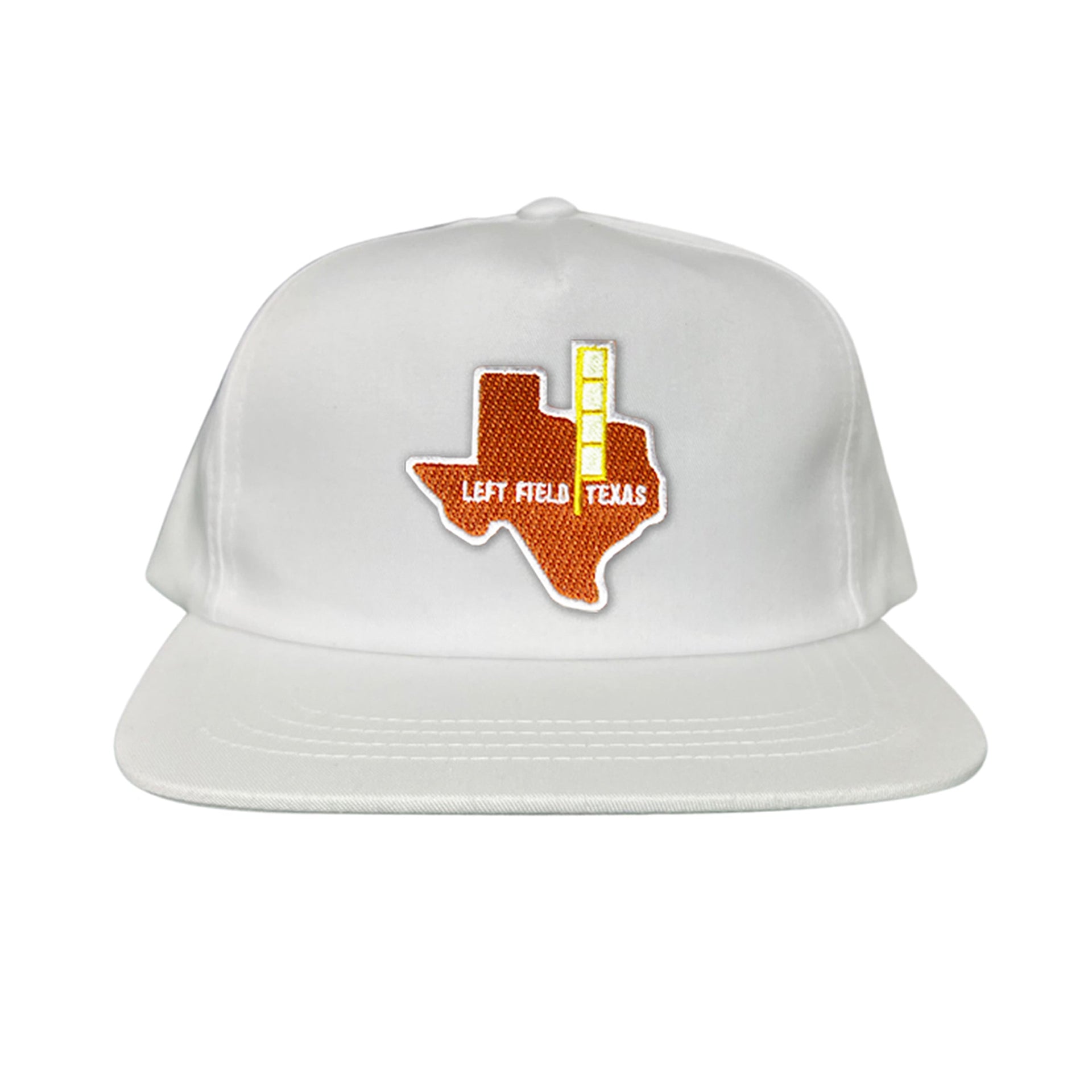 Texas Baseball Left Field Flag Hat - Embroidered Fan Apparel