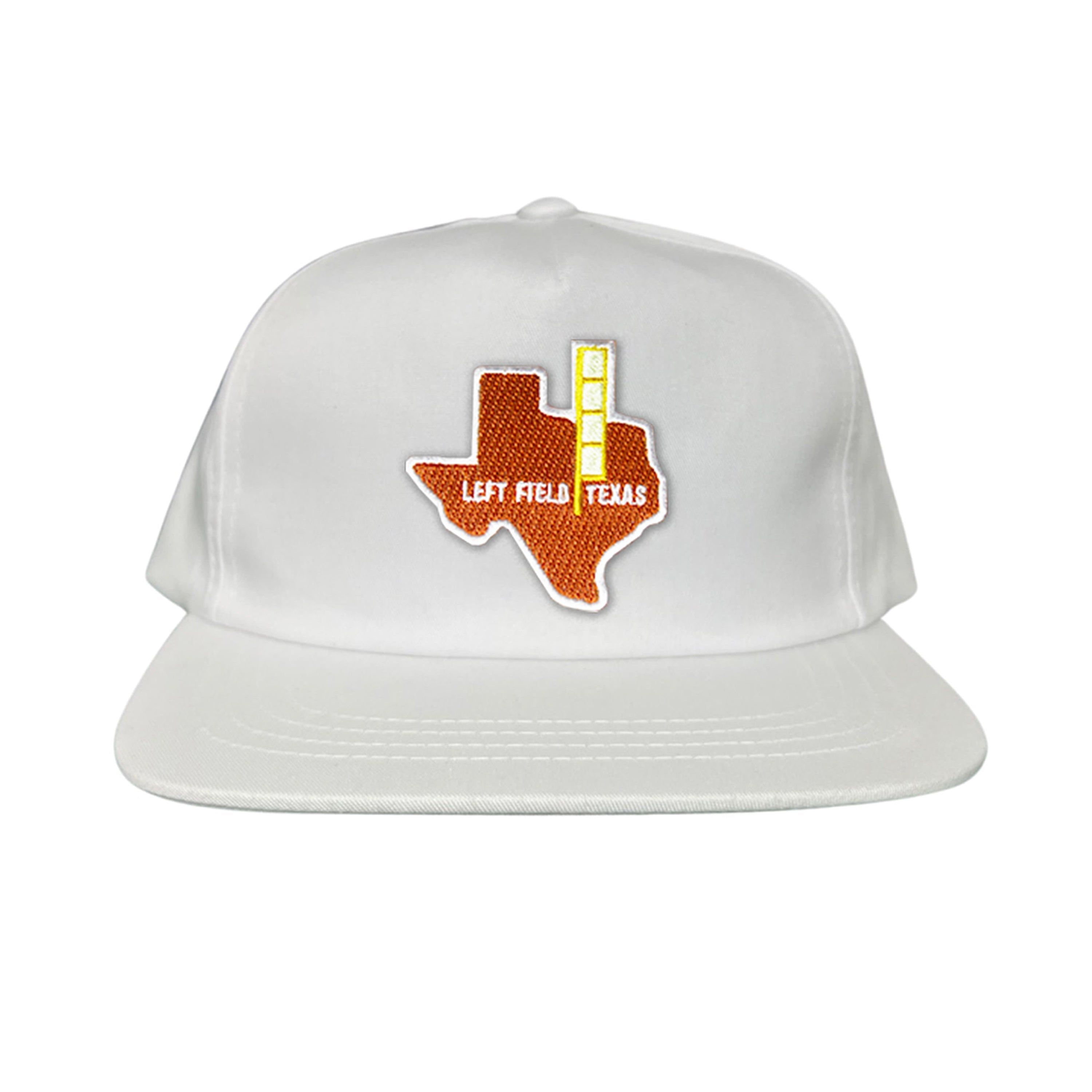 Texas Baseball Left Field Flag Hat - Embroidered Fan Apparel
