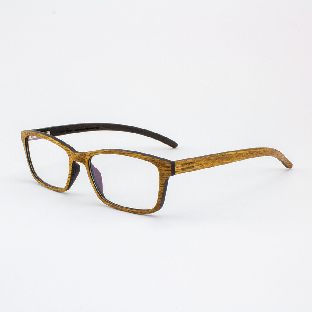 Lee Wood Frame Eyeglasses - Stylish Minimalist Optical Frames