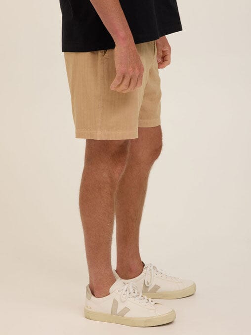 Dylan Herringbone Twill Short