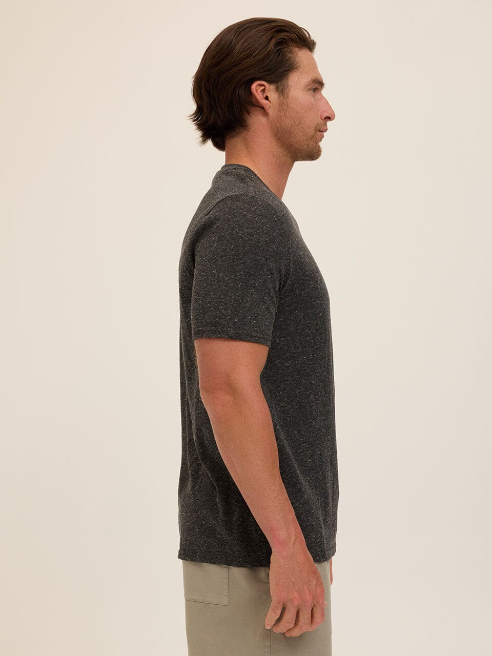 Men's Ultra-Soft Triblend V-Neck Jersey T-Shirt