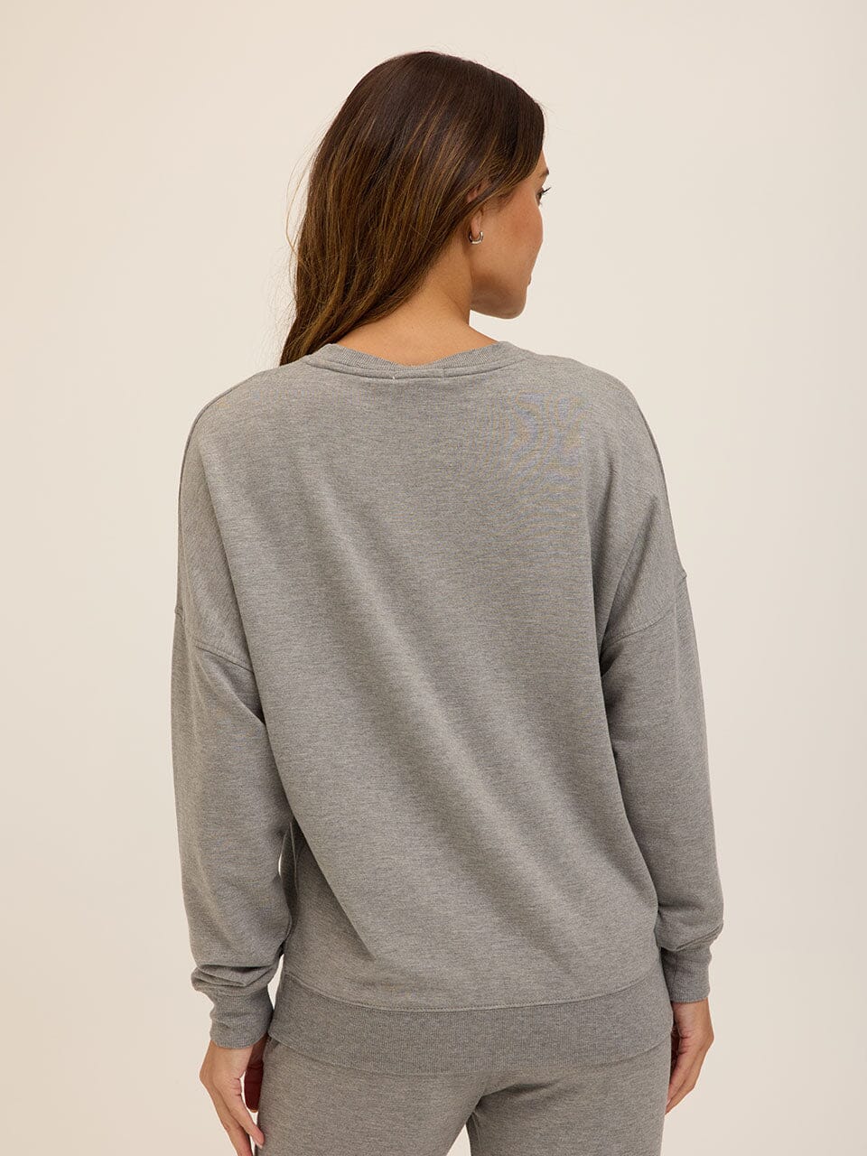 Core Feather Fleece Sweatshirt - Relaxed Minimalist Pullover