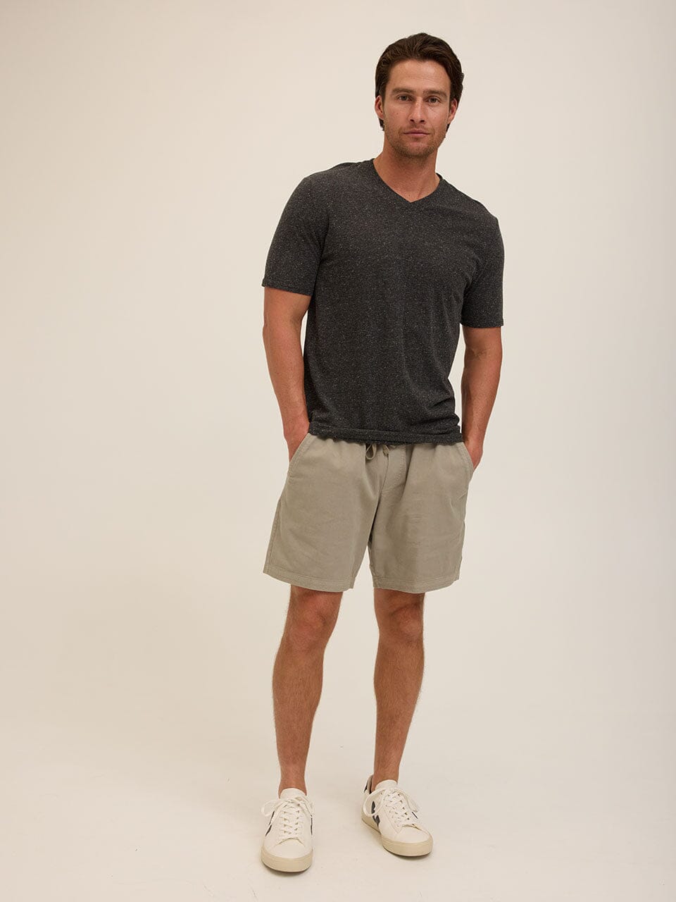 Men's Ultra-Soft Triblend V-Neck Jersey T-Shirt