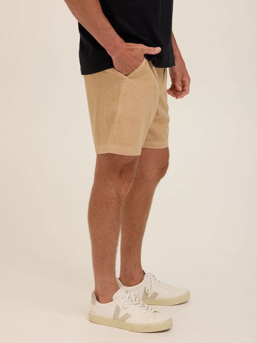 Dylan Herringbone Twill Short