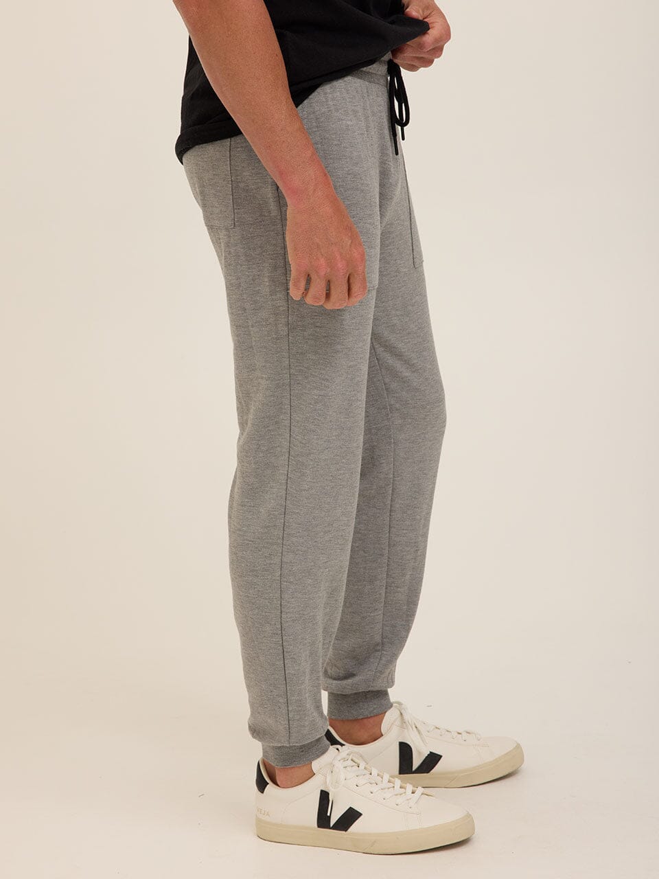 Core Feather Fleece Men's Joggers - Soft Lightweight Lounge Pants