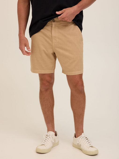 Dylan Herringbone Twill Short