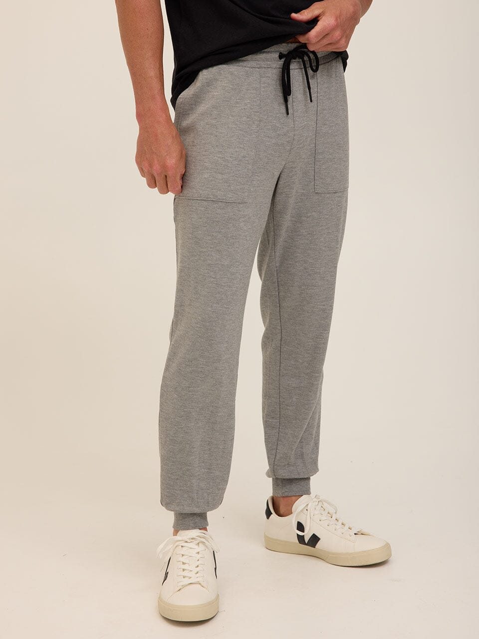 Core Feather Fleece Men's Joggers - Soft Lightweight Lounge Pants