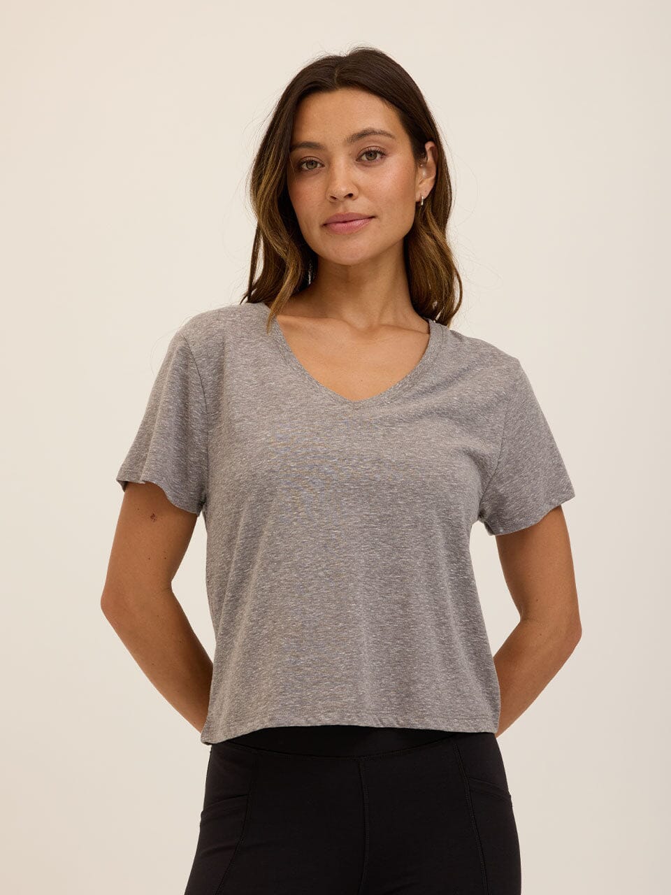 Core Triblend Jersey V-Neck Tee