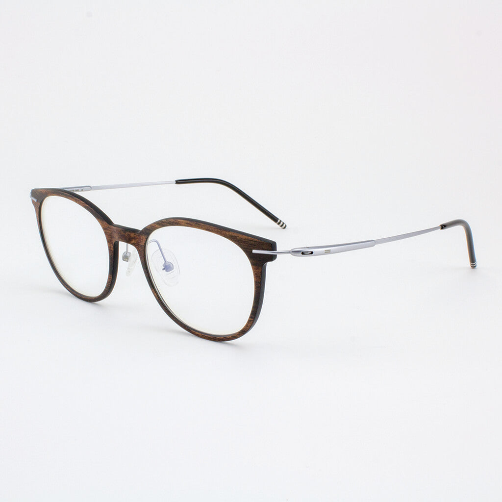 Pinellas Titanium & Wood Eyeglasses – Featherlight Modern Frames