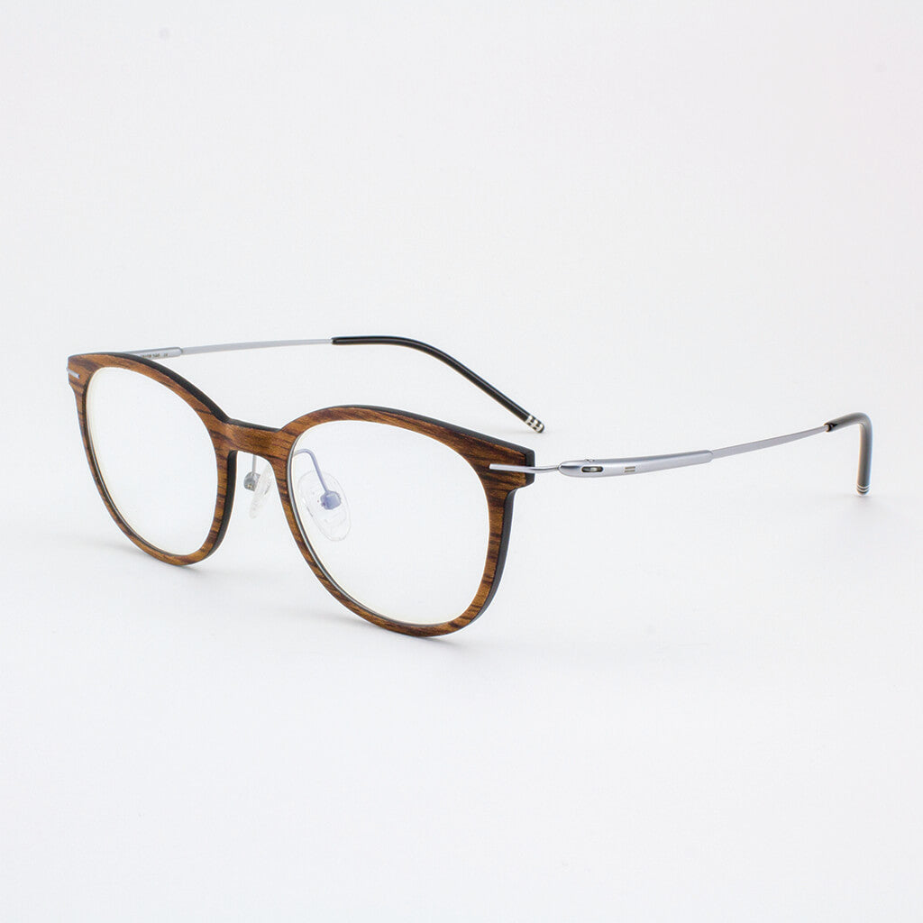 Pinellas Titanium & Wood Eyeglasses – Featherlight Modern Frames