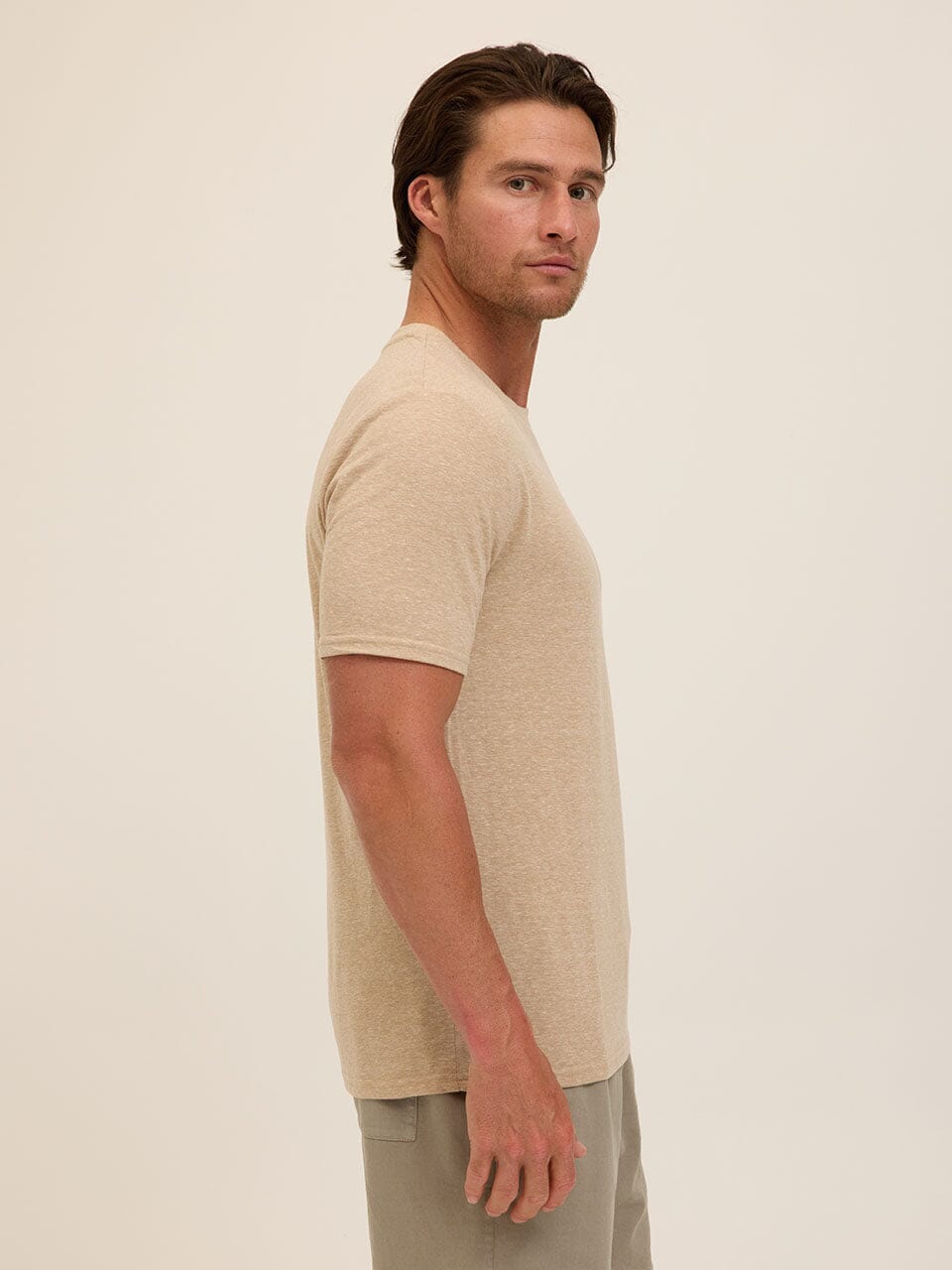 Men's Core Triblend Jersey Crew Neck T-Shirt