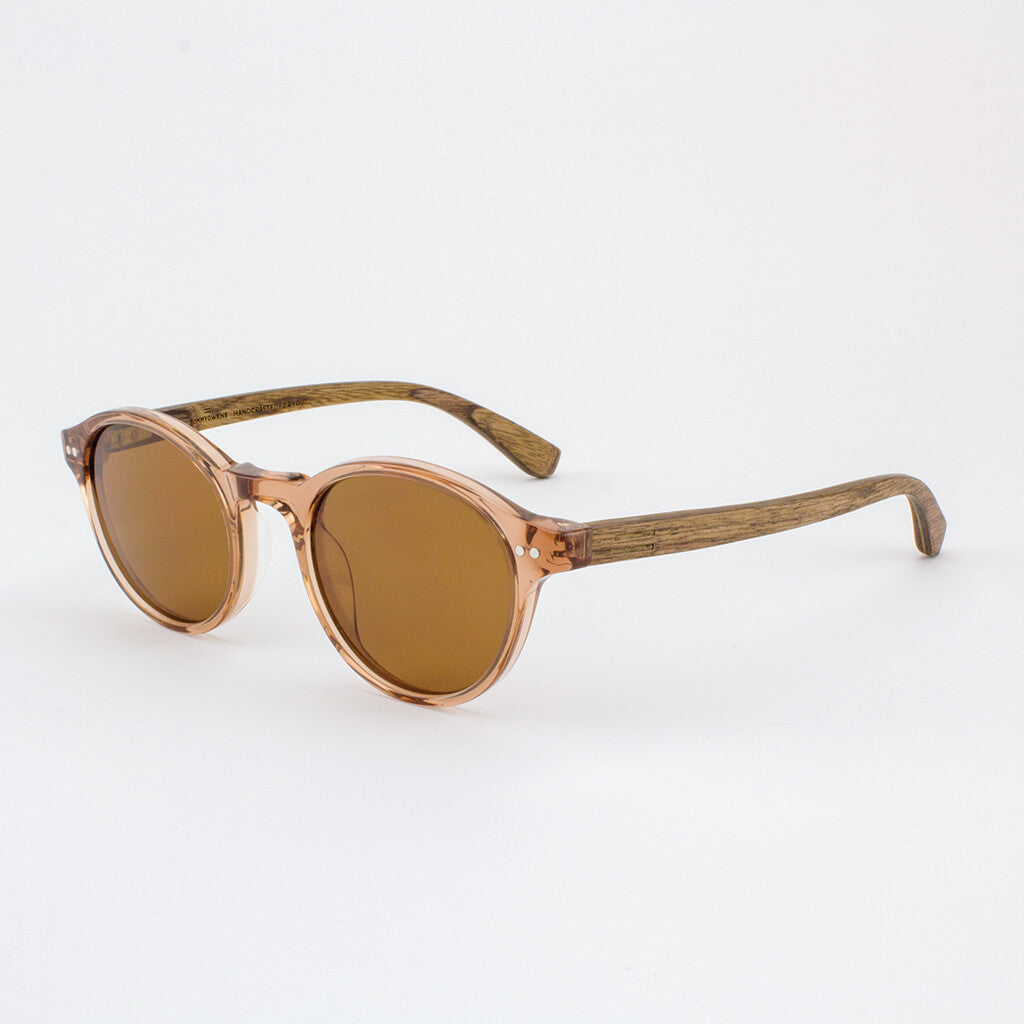 Collier Acetate & Wood Frame Sunglasses