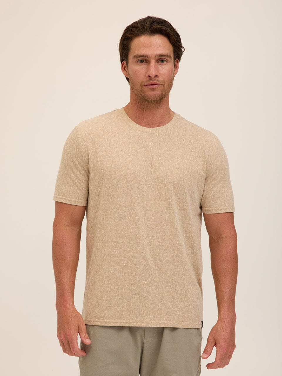 Men's Core Triblend Jersey Crew Neck T-Shirt