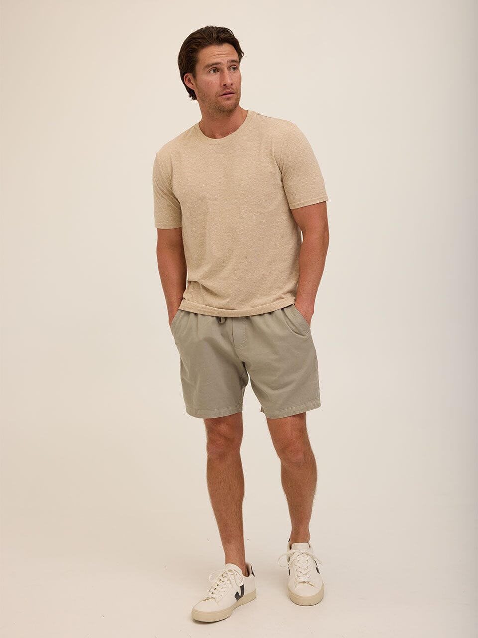 Men's Core Triblend Jersey Crew Neck T-Shirt