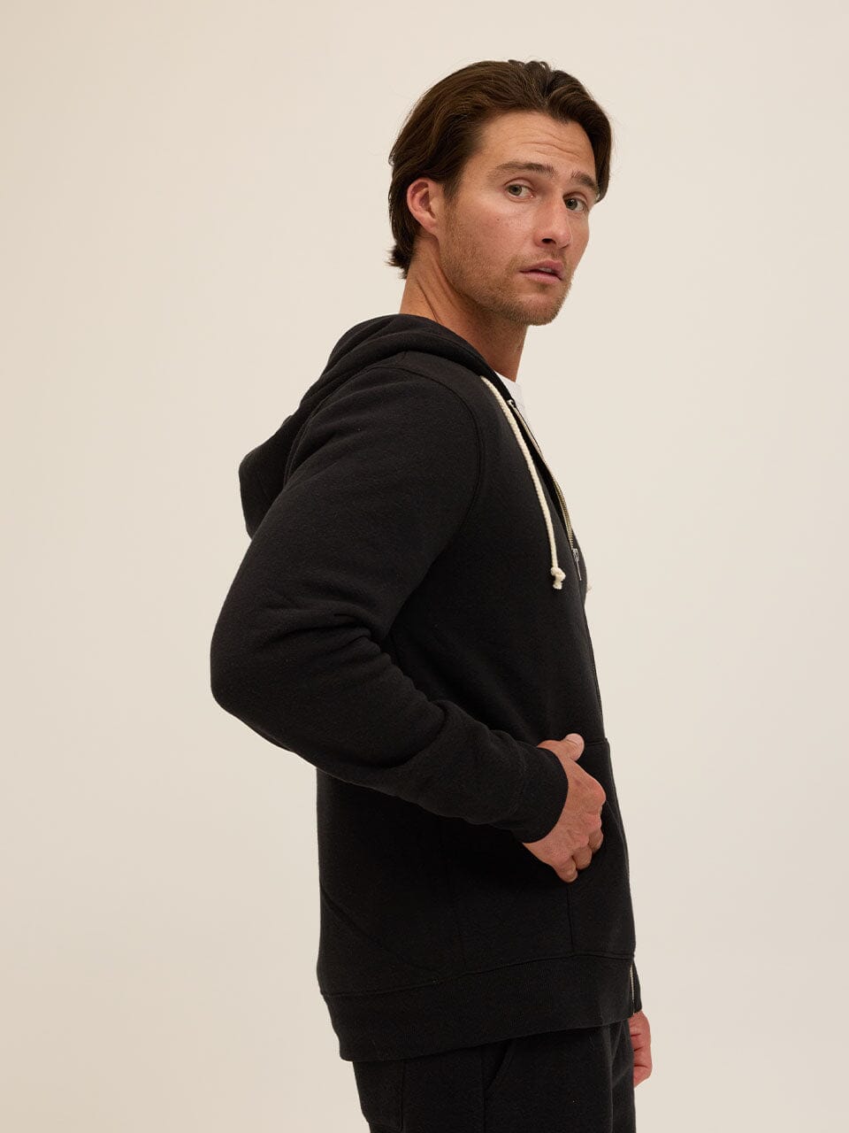 Men's Core Triblend Fleece Zip Hoodie