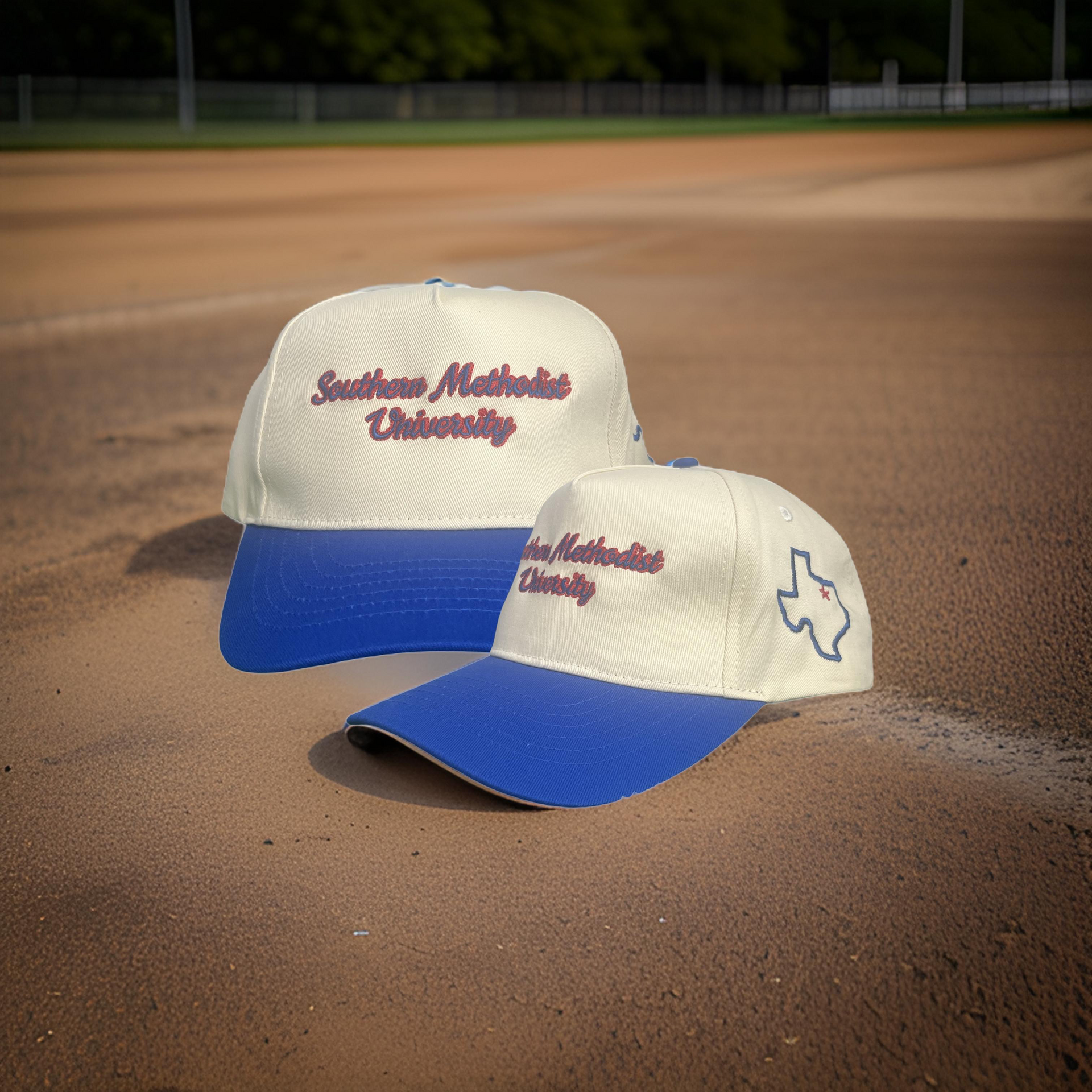 SMU Southern Methodist University A-frame hat for fans