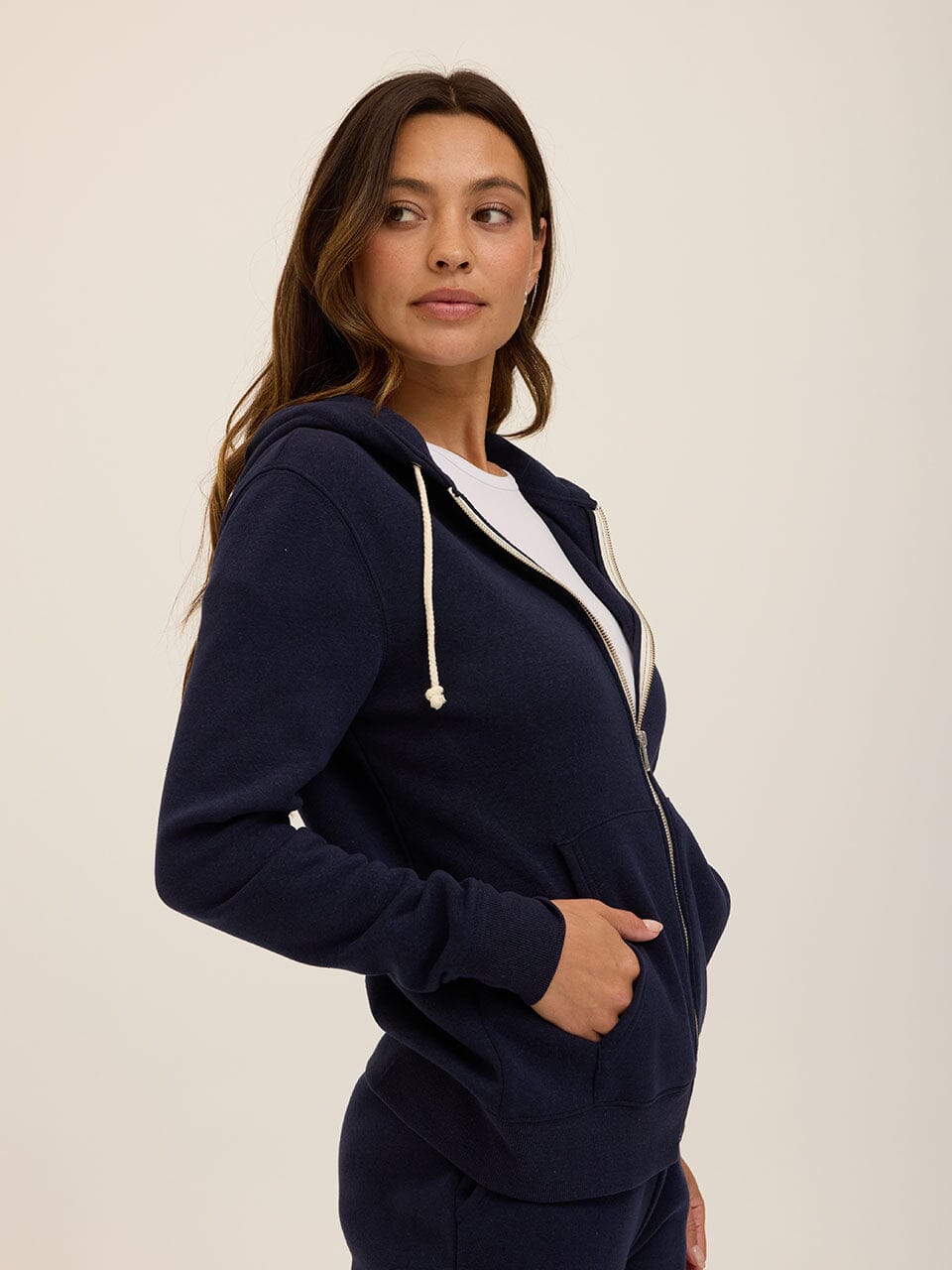Core Triblend Fleece Classic Zip Hoodie for Women
