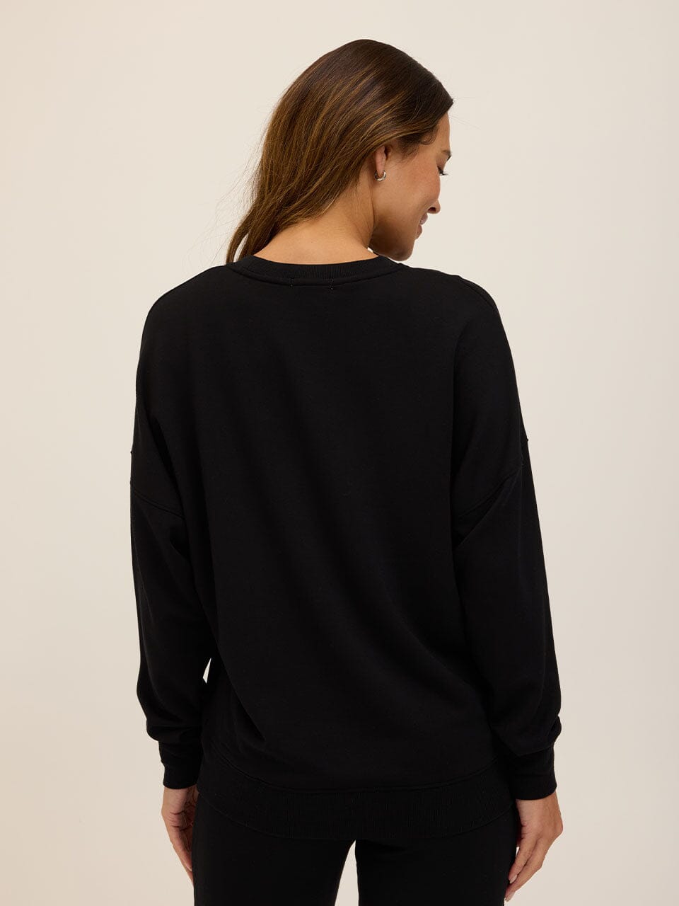 Core Feather Fleece Sweatshirt - Relaxed Minimalist Pullover