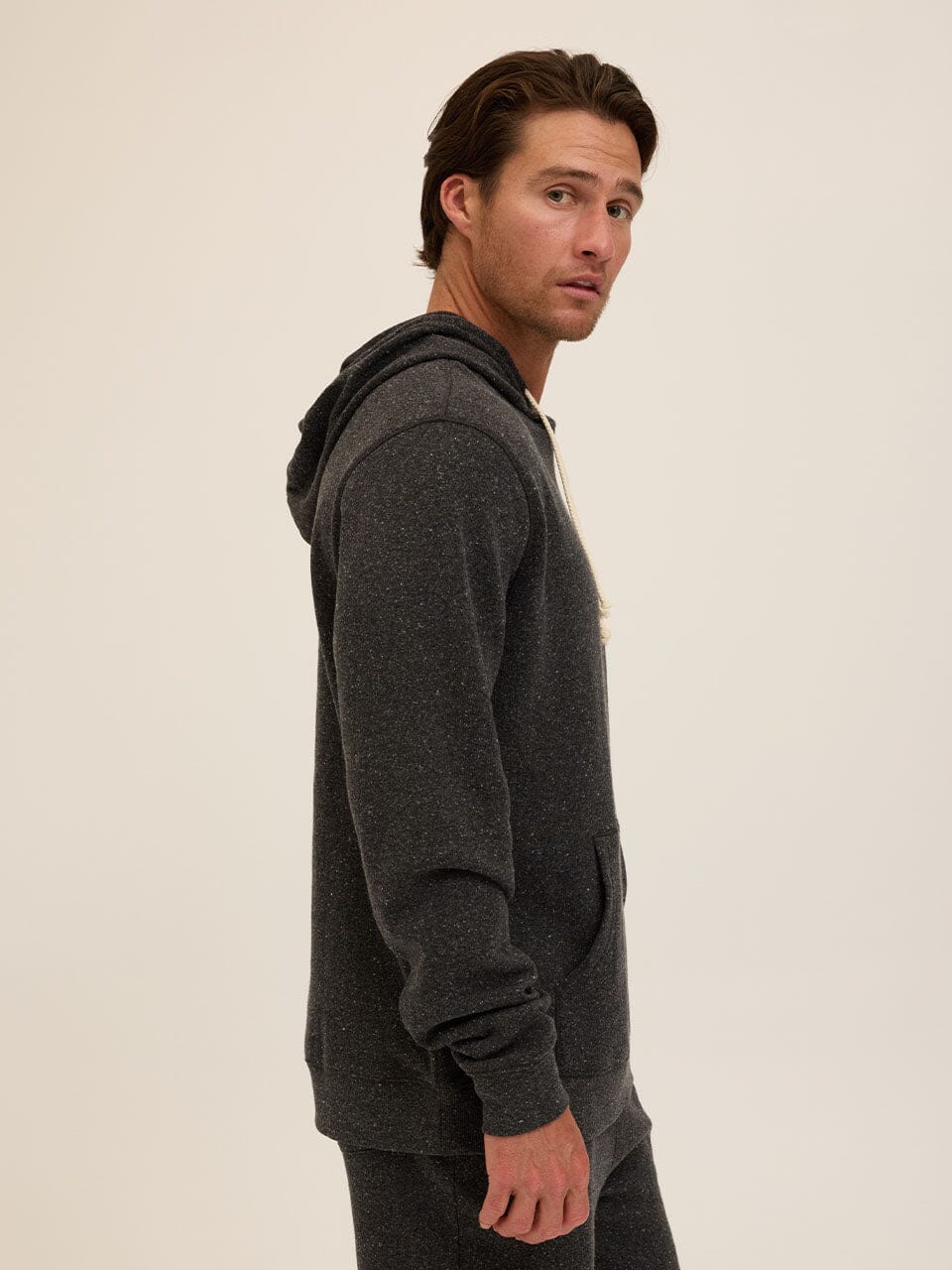 Men's Core Triblend Fleece Pullover Hoodie - Charcoal Heather