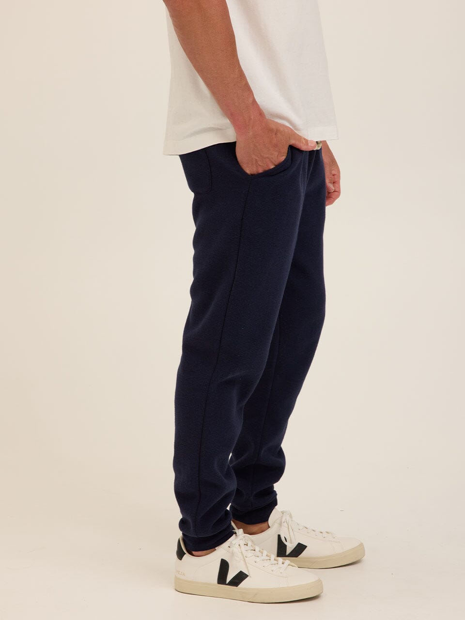 Men's Core Triblend Fleece Jogger: Soft Straight Leg Sweatpants
