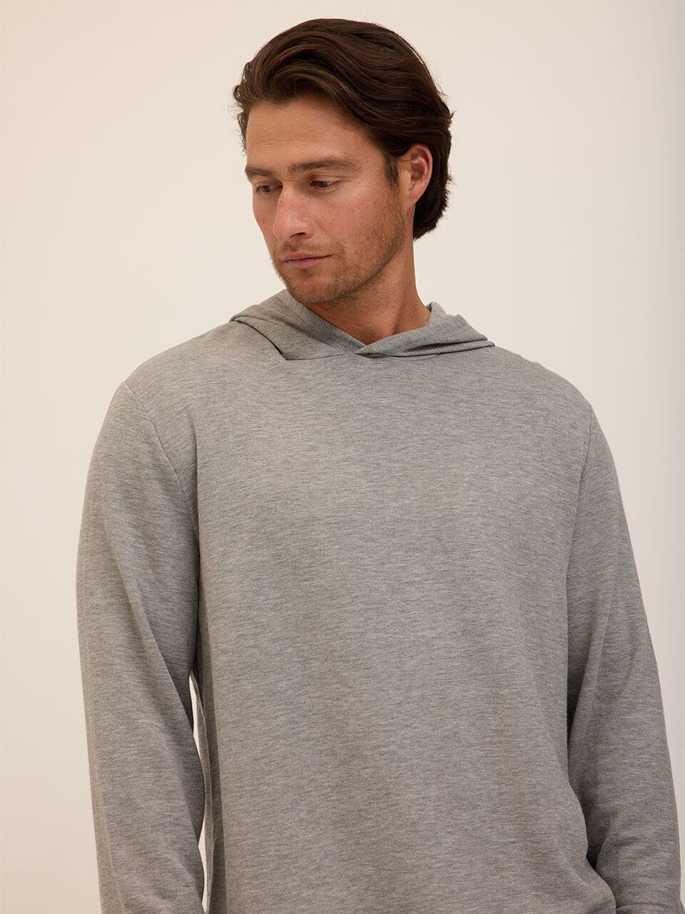 Men's Core Feather Fleece Hoodie - Minimalist Athletic Pullover