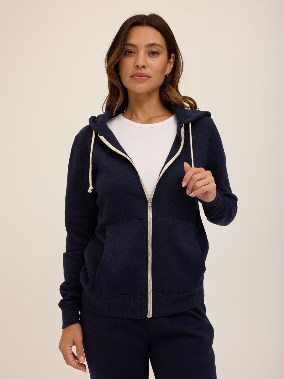 Core Triblend Fleece Classic Zip Hoodie for Women