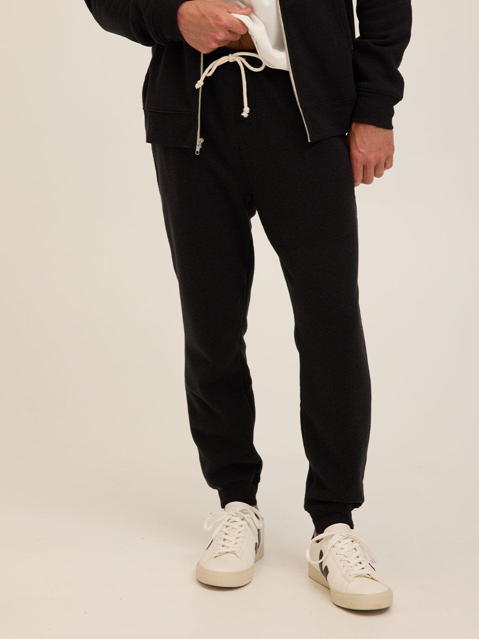 Men's Core Triblend Fleece Jogger - Comfortable Black Sweatpants