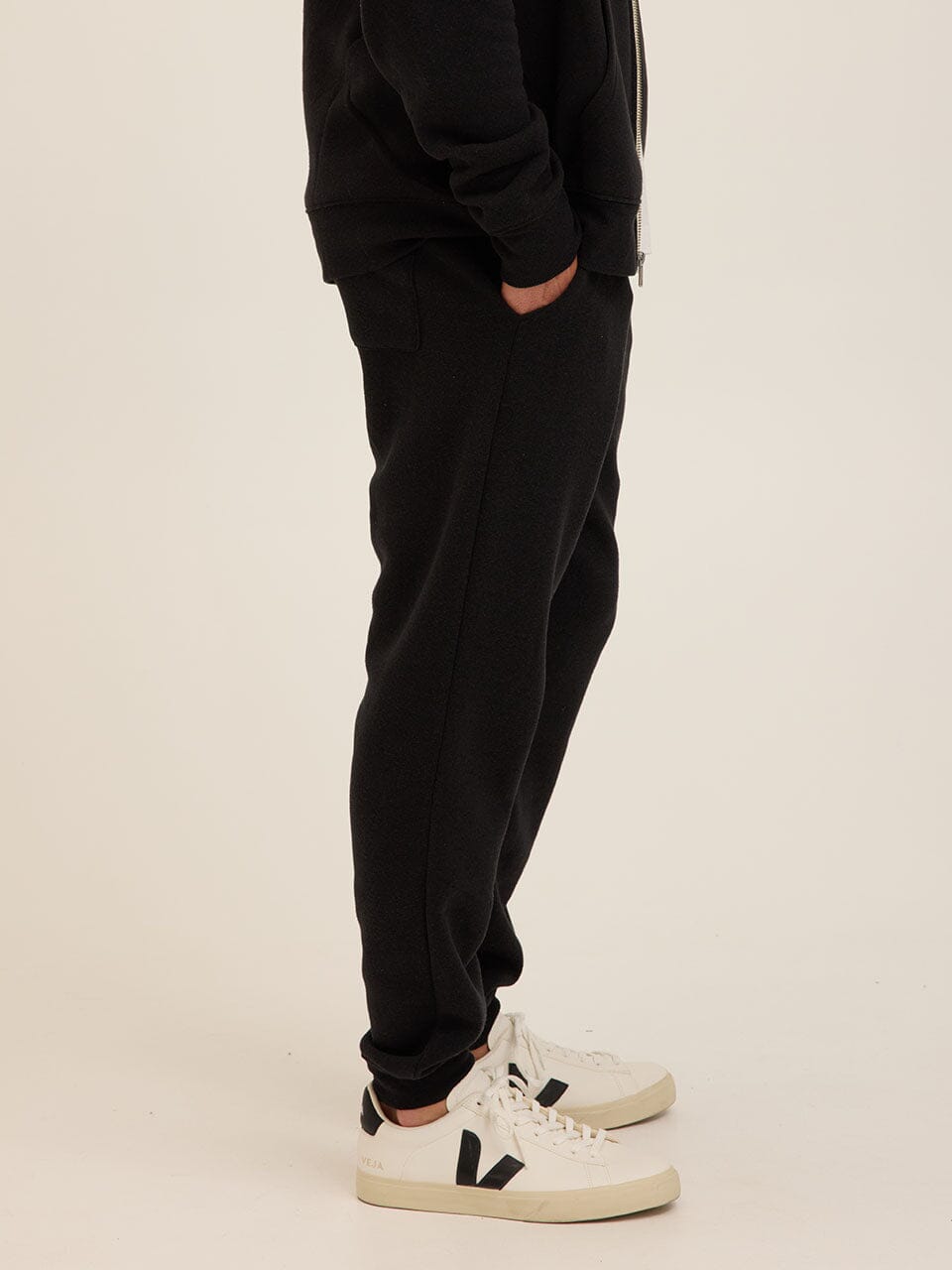 Men's Core Triblend Fleece Jogger - Comfortable Black Sweatpants