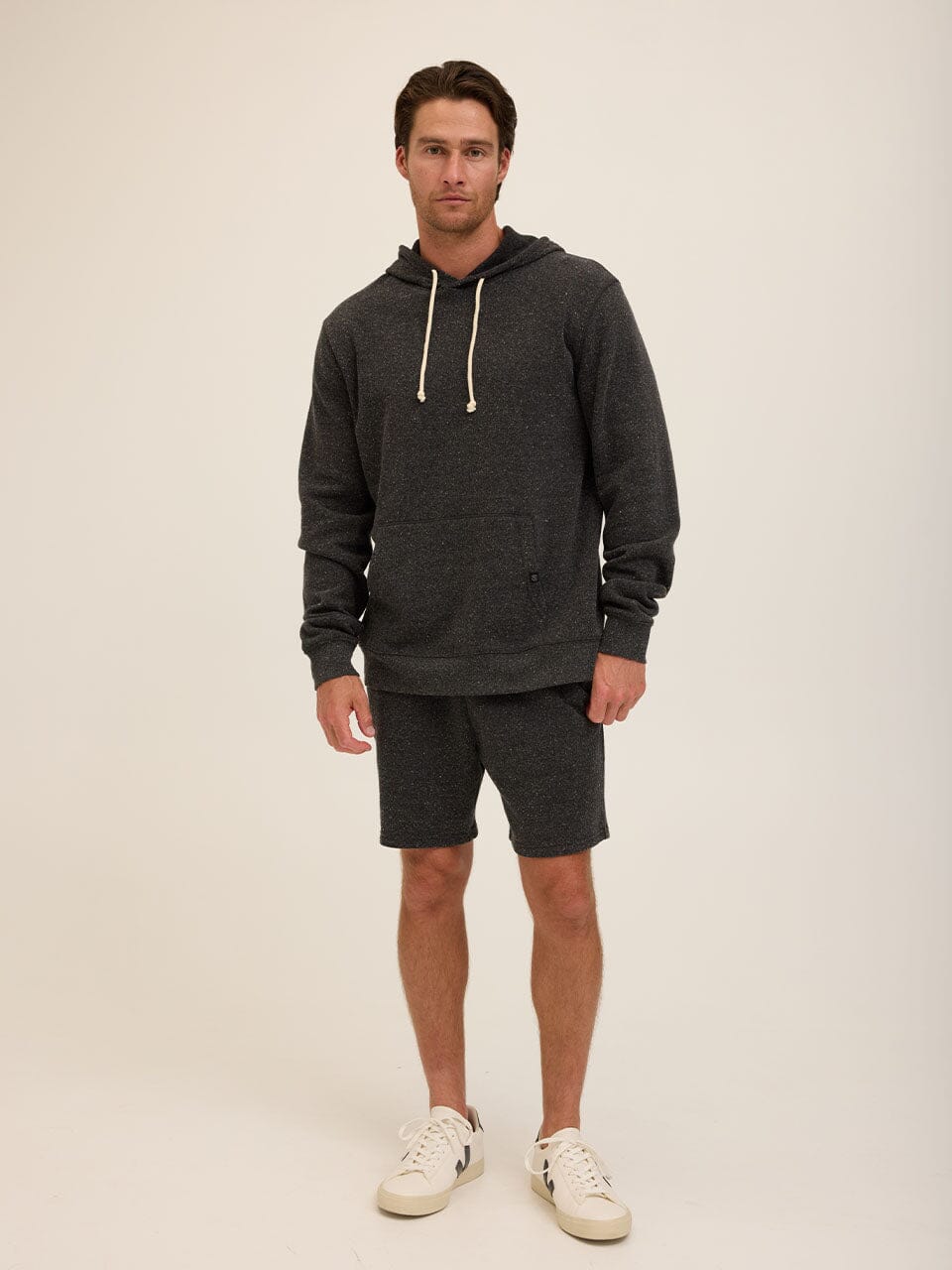 Men's Core Triblend Fleece Pullover Hoodie - Charcoal Heather