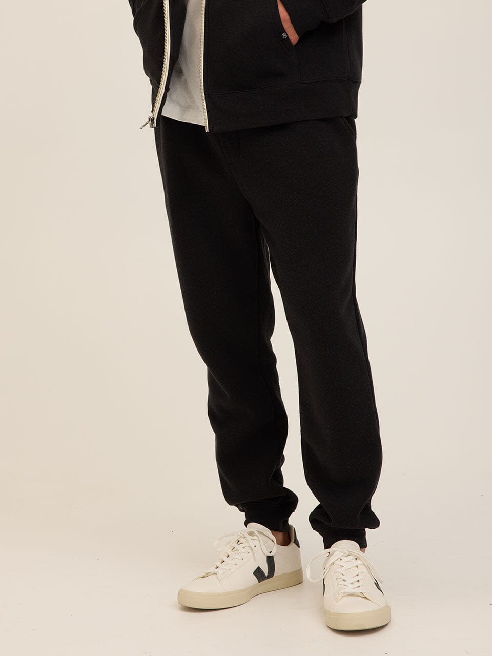 Men's Core Triblend Fleece Jogger - Comfortable Black Sweatpants