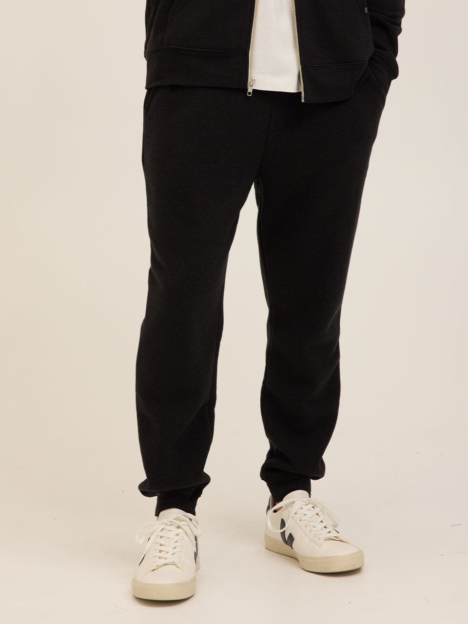 Men's Core Triblend Fleece Jogger - Comfortable Black Sweatpants
