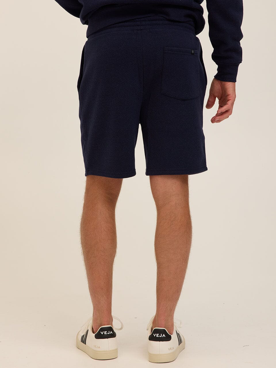Men's Core Triblend Fleece Short - Relaxed Fit Navy Blue Lounge