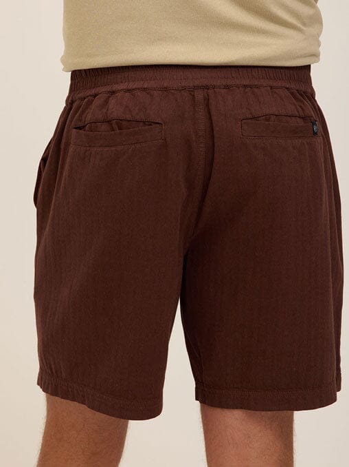 Dylan Herringbone Twill Short