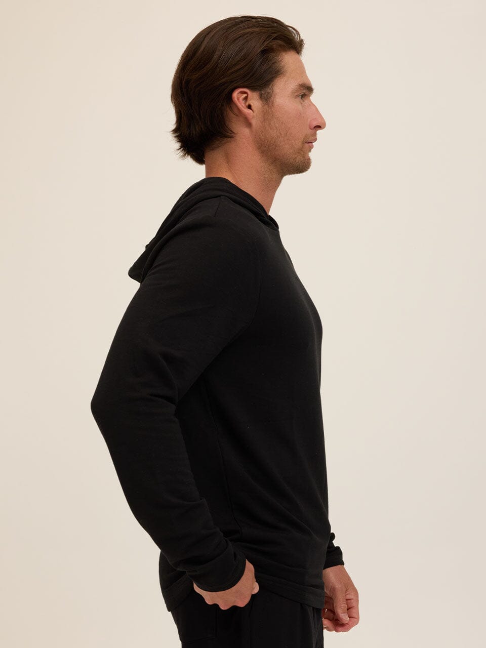 Men's Core Feather Fleece Hoodie - Ultra-Soft Lightweight Pullover