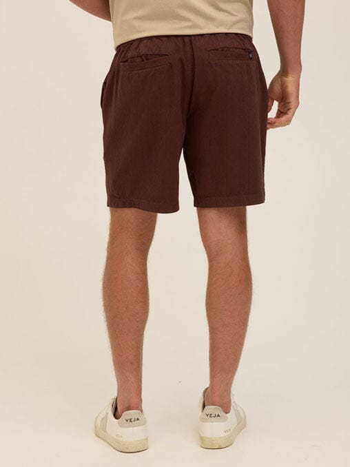 Dylan Herringbone Twill Short