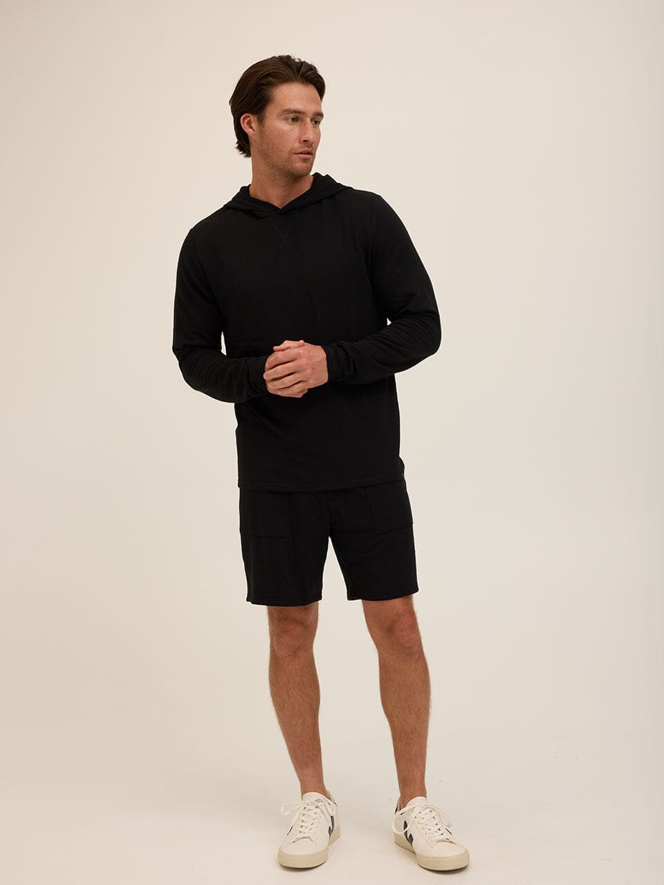 Men's Core Feather Fleece Hoodie - Ultra-Soft Lightweight Pullover