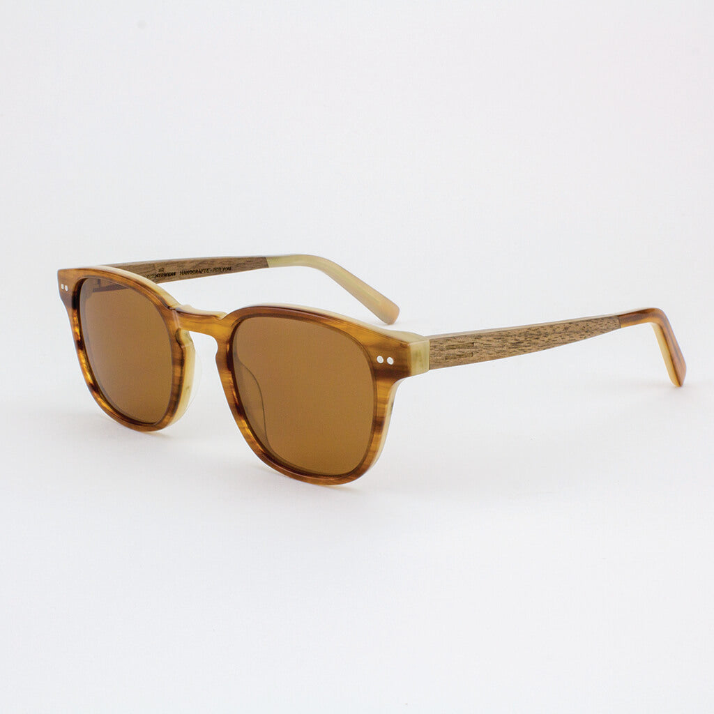 Pinecrest Unisex Polarized Sunglasses in Clear, Brown and Blue