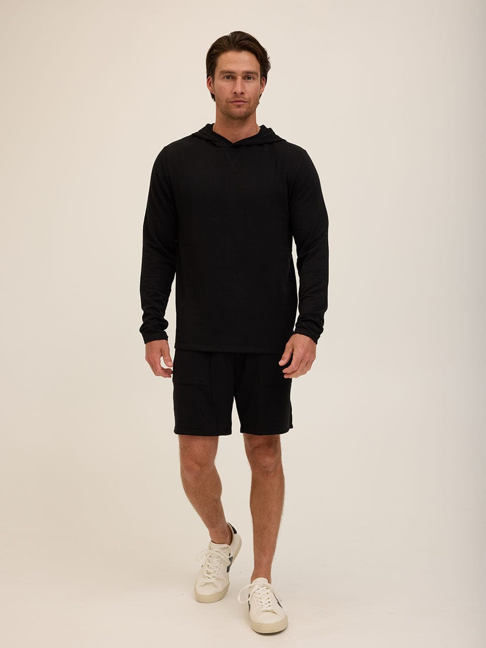 Men's Core Feather Fleece Hoodie - Ultra-Soft Lightweight Pullover