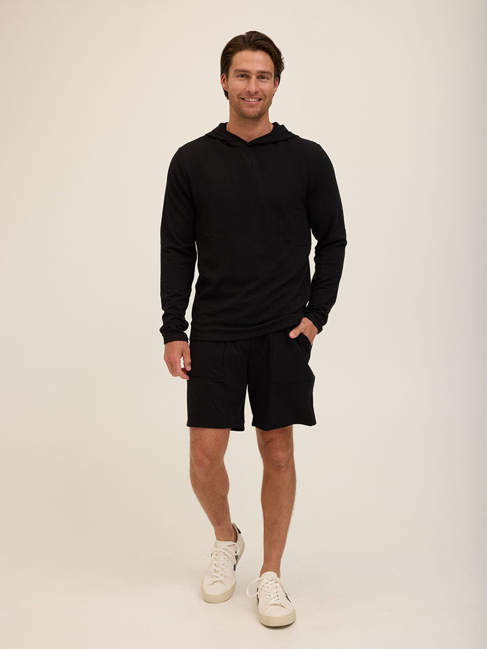 Men's Core Feather Fleece Hoodie - Ultra-Soft Lightweight Pullover