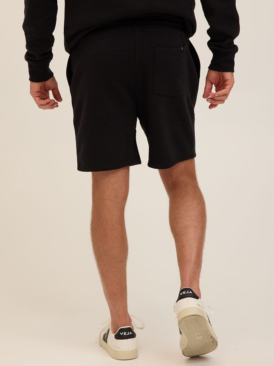 Men's Core Triblend Fleece Short - Relaxed Fit Solid Black