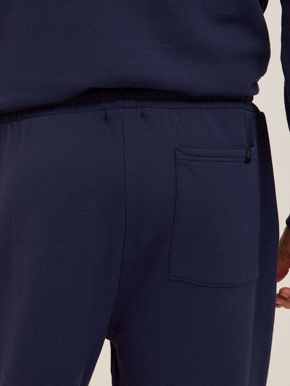 Men's Core Feather Fleece Jogger in Navy Blue - Relaxed Fit Knit
