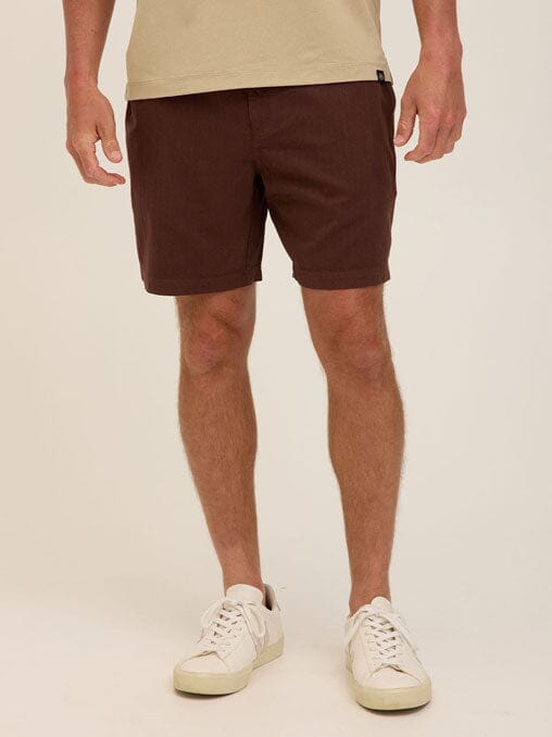 Dylan Herringbone Twill Short