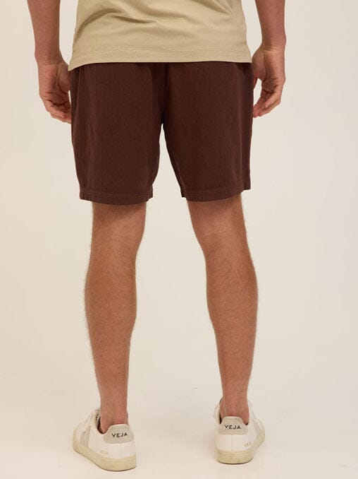 Dylan Herringbone Twill Short