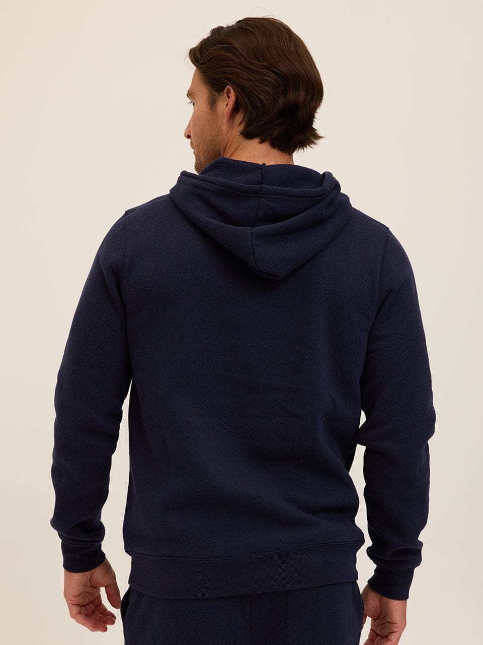 Men's Core Triblend Fleece Pullover Hoodie with Kangaroo Pocket