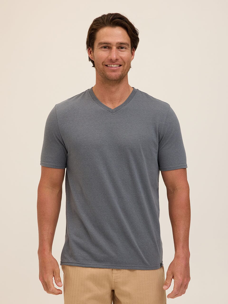 Everyday Triblend Jersey V-Neck tee
